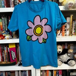 Big Bud Press Shirt with Flower Design